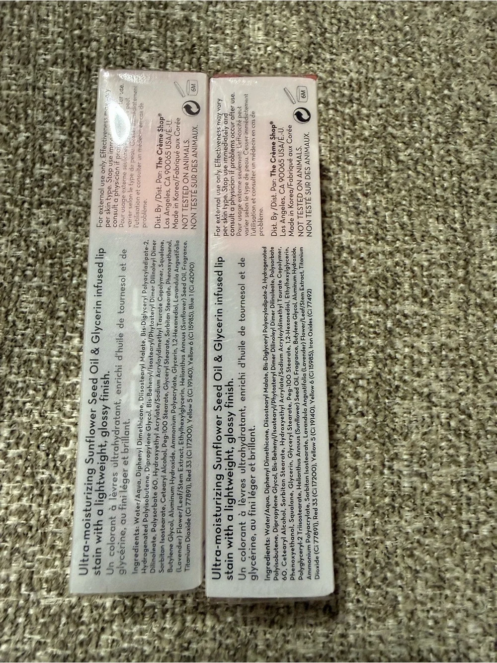 Creme Shop Glossy 12 HR+ Lip Stain Duo